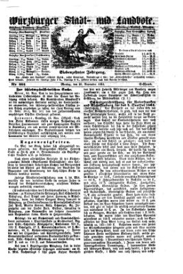 Würzburger Stadt- und Landbote Montag 28. November 1864