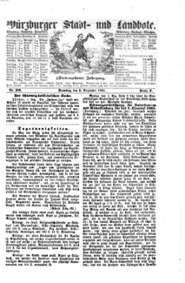 Würzburger Stadt- und Landbote Samstag 3. Dezember 1864