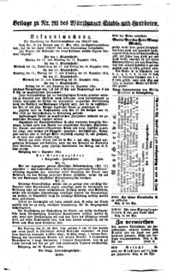 Würzburger Stadt- und Landbote Donnerstag 8. Dezember 1864