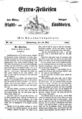 Extra-Felleisen (Würzburger Stadt- und Landbote) Donnerstag 19. Mai 1864