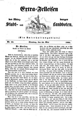 Extra-Felleisen (Würzburger Stadt- und Landbote) Dienstag 24. Mai 1864