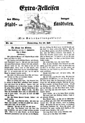 Extra-Felleisen (Würzburger Stadt- und Landbote) Donnerstag 28. Juli 1864