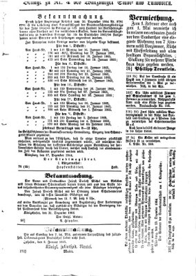 Würzburger Stadt- und Landbote Donnerstag 5. Januar 1865