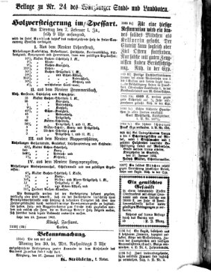 Würzburger Stadt- und Landbote Samstag 28. Januar 1865