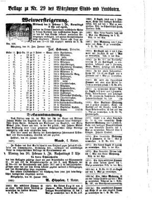 Würzburger Stadt- und Landbote Freitag 3. Februar 1865