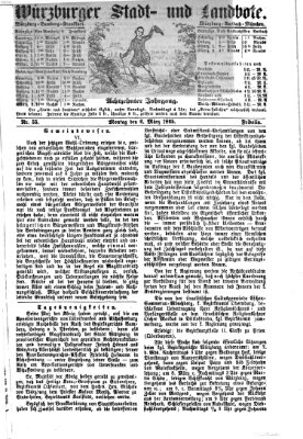 Würzburger Stadt- und Landbote Montag 6. März 1865