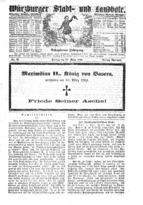 Würzburger Stadt- und Landbote Freitag 10. März 1865