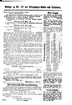 Würzburger Stadt- und Landbote Mittwoch 26. April 1865