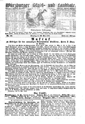 Würzburger Stadt- und Landbote Dienstag 23. Mai 1865