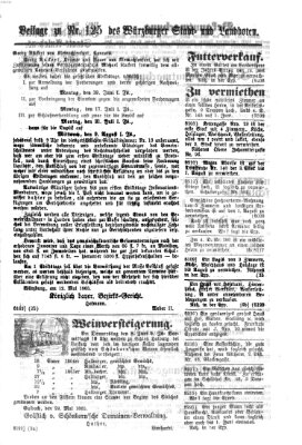 Würzburger Stadt- und Landbote Freitag 26. Mai 1865