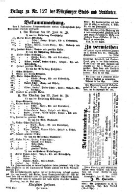 Würzburger Stadt- und Landbote Montag 29. Mai 1865