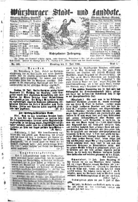 Würzburger Stadt- und Landbote Dienstag 11. Juli 1865