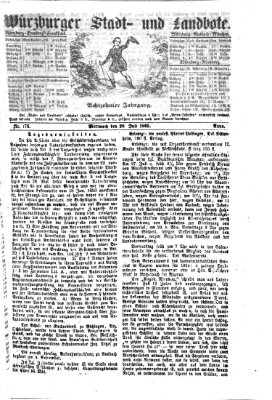 Würzburger Stadt- und Landbote Mittwoch 26. Juli 1865