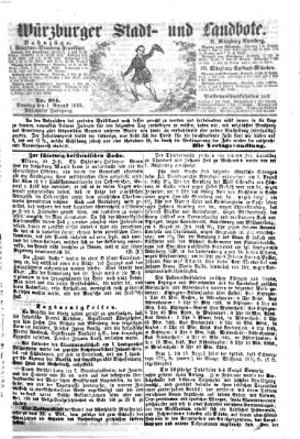 Würzburger Stadt- und Landbote Dienstag 1. August 1865