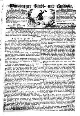 Würzburger Stadt- und Landbote Montag 7. August 1865