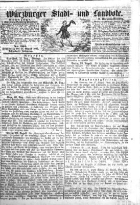 Würzburger Stadt- und Landbote Donnerstag 24. August 1865