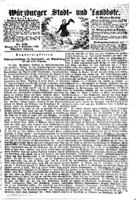 Würzburger Stadt- und Landbote Montag 4. September 1865