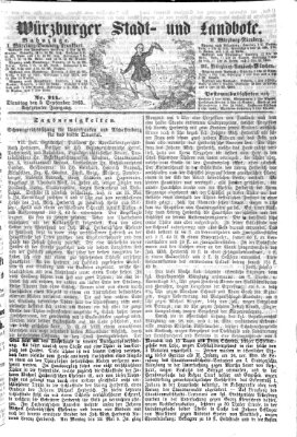 Würzburger Stadt- und Landbote Dienstag 5. September 1865