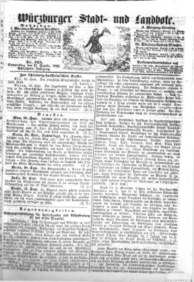 Würzburger Stadt- und Landbote Donnerstag 21. September 1865