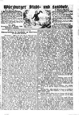 Würzburger Stadt- und Landbote Donnerstag 28. September 1865