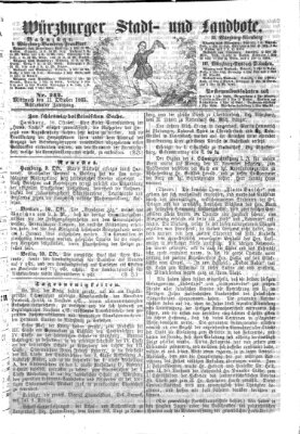 Würzburger Stadt- und Landbote Mittwoch 11. Oktober 1865