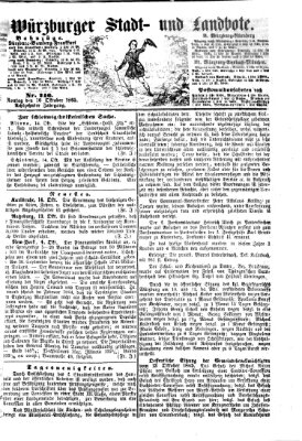 Würzburger Stadt- und Landbote Montag 16. Oktober 1865