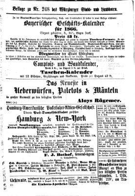 Würzburger Stadt- und Landbote Mittwoch 18. Oktober 1865