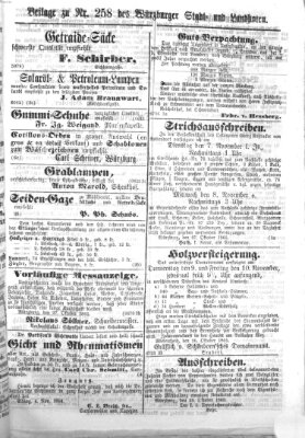 Würzburger Stadt- und Landbote Montag 30. Oktober 1865