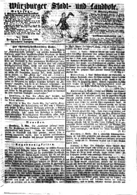 Würzburger Stadt- und Landbote Freitag 3. November 1865