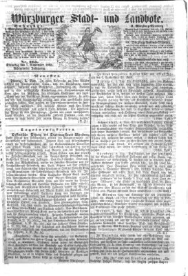 Würzburger Stadt- und Landbote Dienstag 7. November 1865