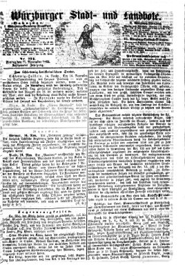 Würzburger Stadt- und Landbote Freitag 17. November 1865