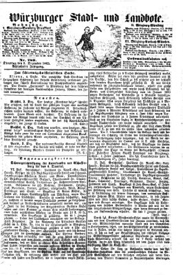 Würzburger Stadt- und Landbote Dienstag 5. Dezember 1865