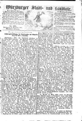 Würzburger Stadt- und Landbote Freitag 15. Dezember 1865