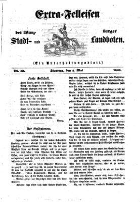 Extra-Felleisen (Würzburger Stadt- und Landbote) Dienstag 2. Mai 1865