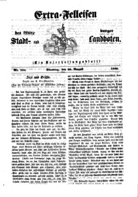 Extra-Felleisen (Würzburger Stadt- und Landbote) Dienstag 29. August 1865