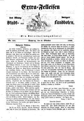 Extra-Felleisen (Würzburger Stadt- und Landbote) Sonntag 8. Oktober 1865