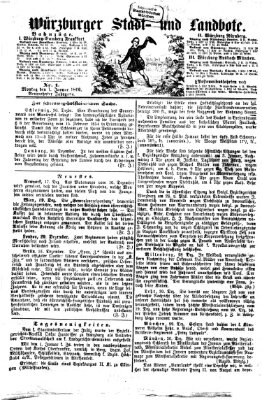 Würzburger Stadt- und Landbote Montag 1. Januar 1866