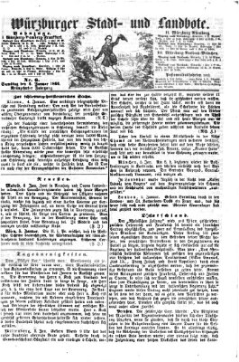 Würzburger Stadt- und Landbote Samstag 6. Januar 1866