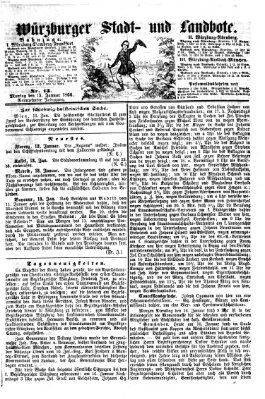 Würzburger Stadt- und Landbote Montag 15. Januar 1866