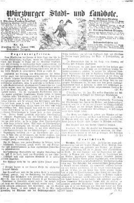 Würzburger Stadt- und Landbote Dienstag 16. Januar 1866