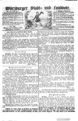 Würzburger Stadt- und Landbote Montag 5. Februar 1866