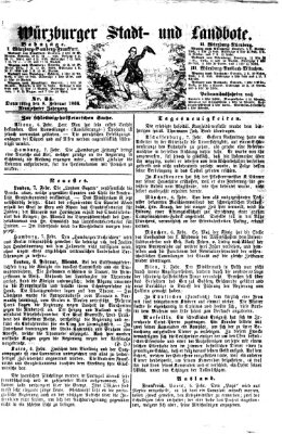 Würzburger Stadt- und Landbote Donnerstag 8. Februar 1866