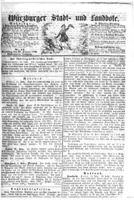 Würzburger Stadt- und Landbote Dienstag 20. Februar 1866