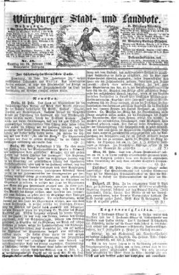 Würzburger Stadt- und Landbote Samstag 24. Februar 1866