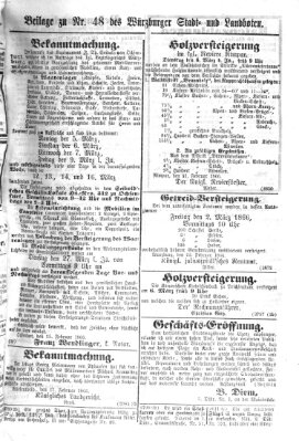 Würzburger Stadt- und Landbote Samstag 24. Februar 1866