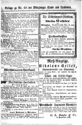 Würzburger Stadt- und Landbote Samstag 10. März 1866