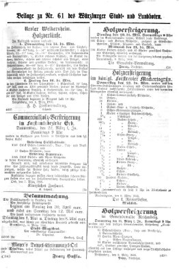 Würzburger Stadt- und Landbote Montag 12. März 1866