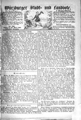 Würzburger Stadt- und Landbote Dienstag 20. März 1866