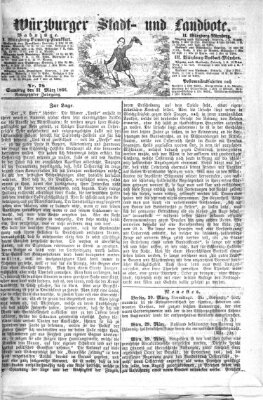 Würzburger Stadt- und Landbote Samstag 31. März 1866