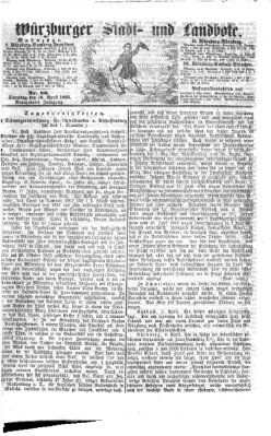 Würzburger Stadt- und Landbote Dienstag 10. April 1866